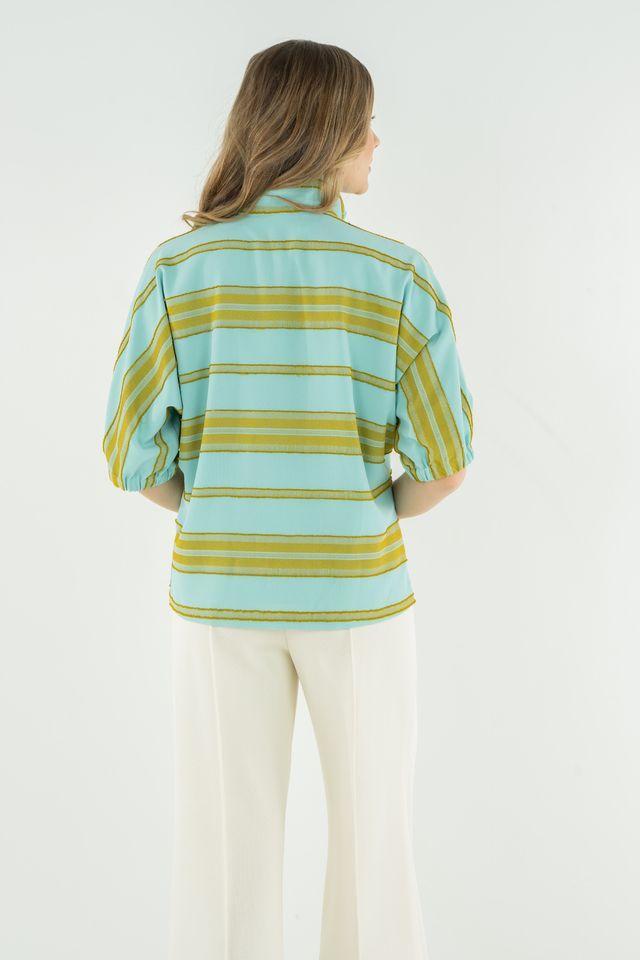 Emily McCarthy Bonny Top-Fringe Stripe