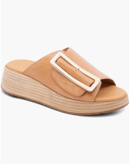 Ela Sandal- Saddle Leather