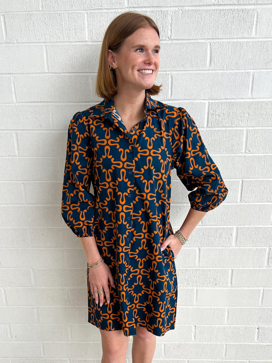 Ava Dress- Auburn