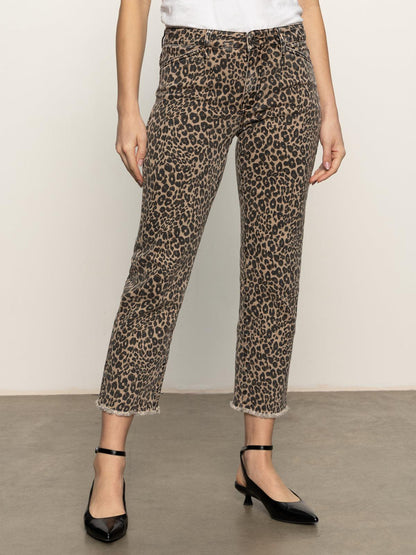 Cadence Straight Crop- French Kitty