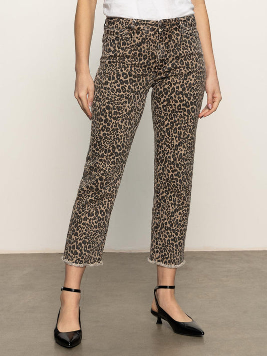 Cadence Straight Crop- French Kitty
