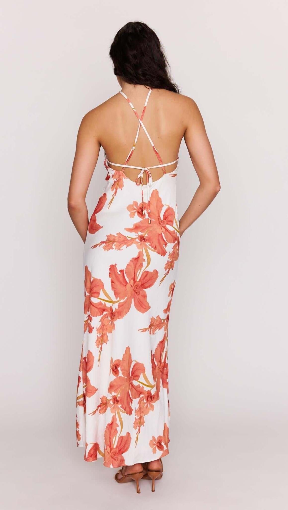 Isla Halter Maxi Dress