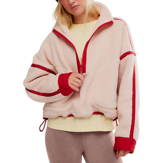 Free People Mountain High 1/2 Zip- Ballet Slipper