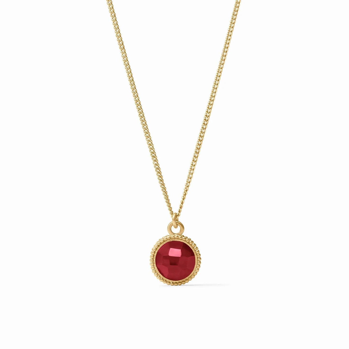 Fluer de Li's Solitaire Necklace- Iri Ruby