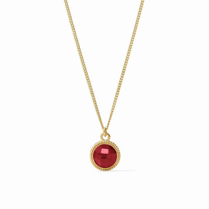 Fluer de Li's Solitaire Necklace- Iri Ruby