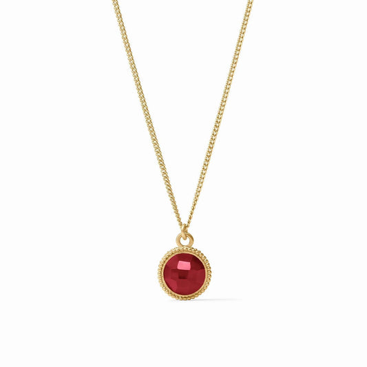 Fluer de Li's Solitaire Necklace- Iri Ruby