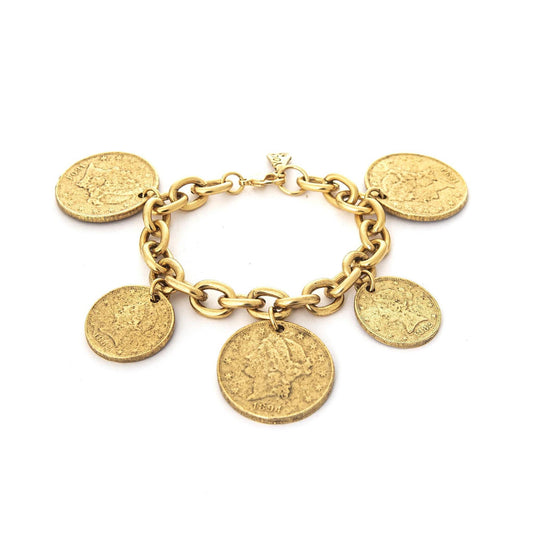 Yochi Multi Coin Bracelet