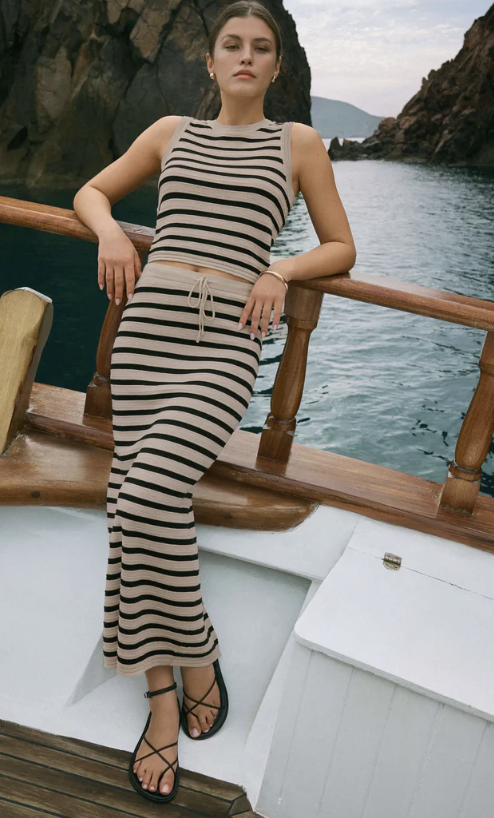 Emori Striped Skirt