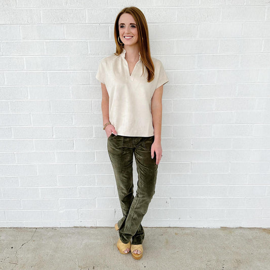 Rocky Corduroy High Rise Pant