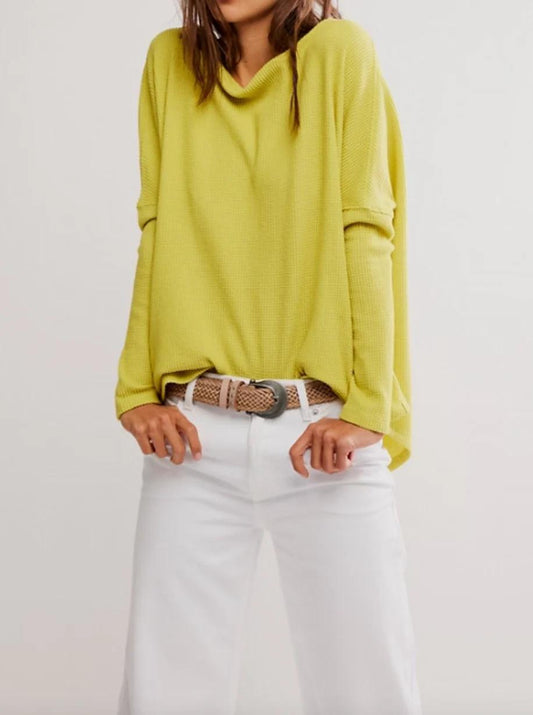 Free People Latte Blues Thermal- Acacia