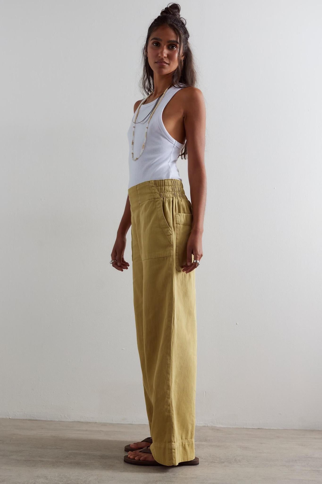 Breezy Denim Pull On-Antelope