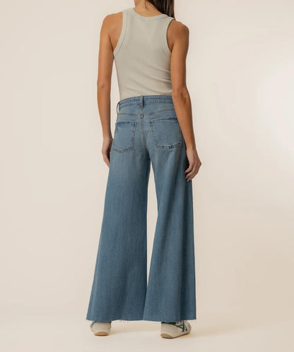KUT Blake Super Wide Leg Denim