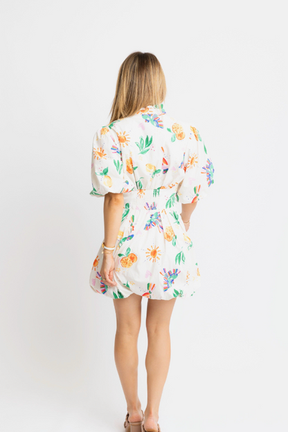 Summer Fruit Bubble Dress