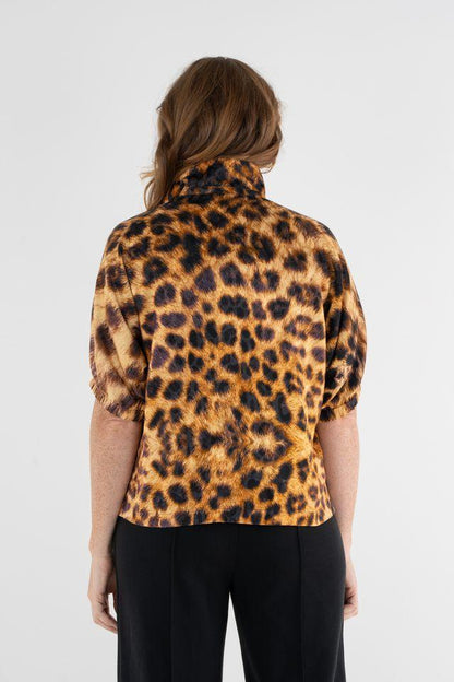Emily McCarthy Poppy Top-Leopard