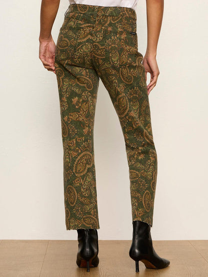 Cadence Straight Crop- Washed Decoratif