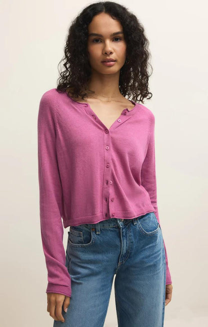 Perfect Layered Cardi- Spanish Rose