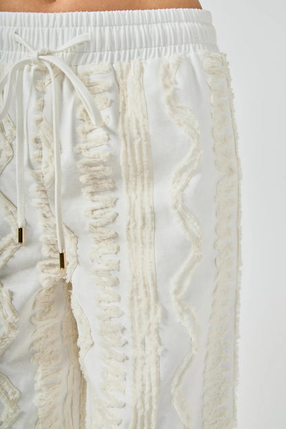 Embroidered Relaxed Pants