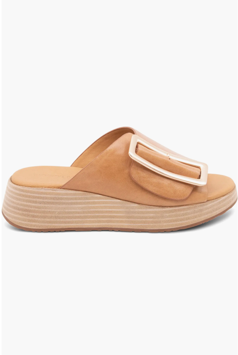 Ela Sandal- Saddle Leather