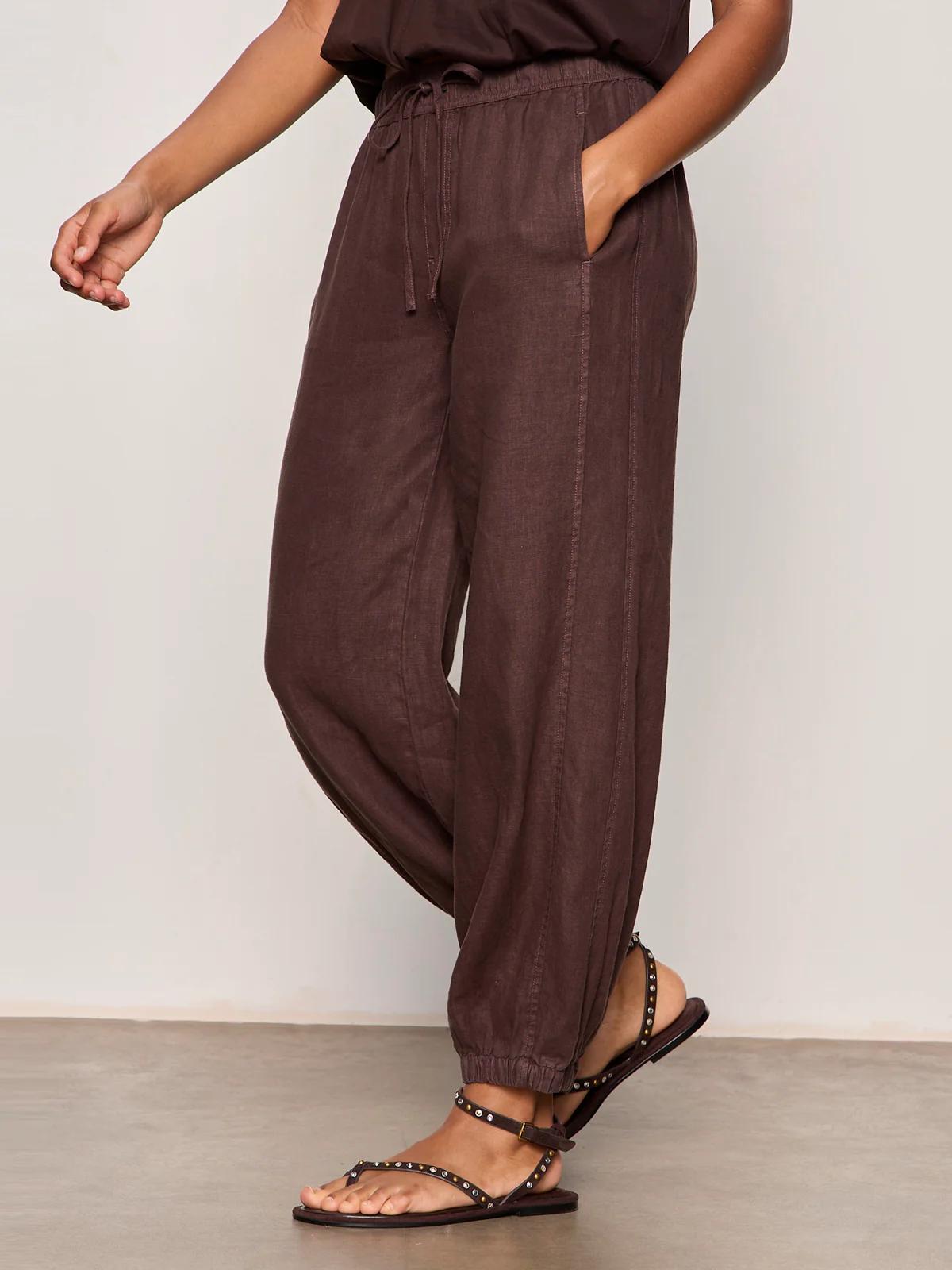 Melody Linen Balloon Pant