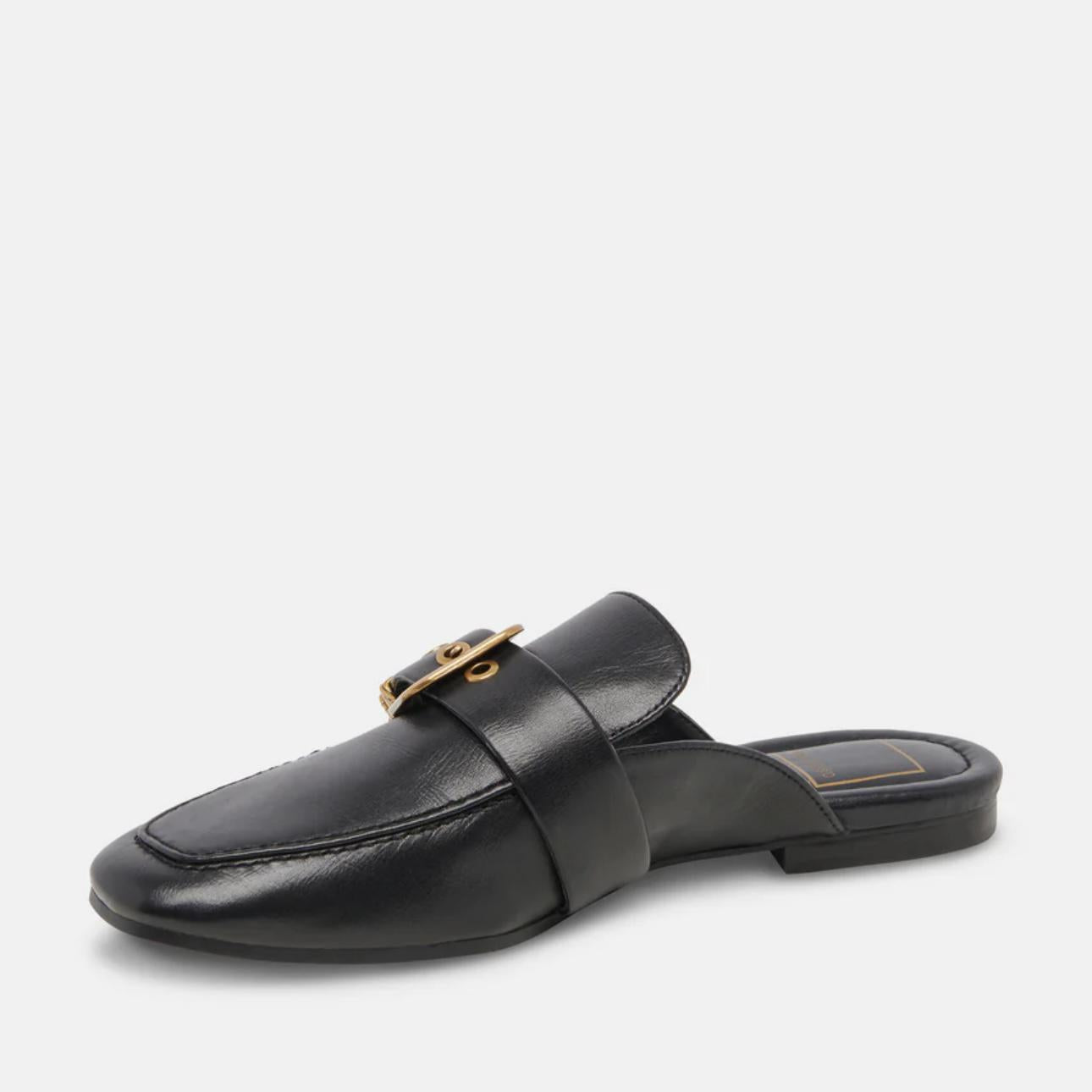 Santel Black Mules