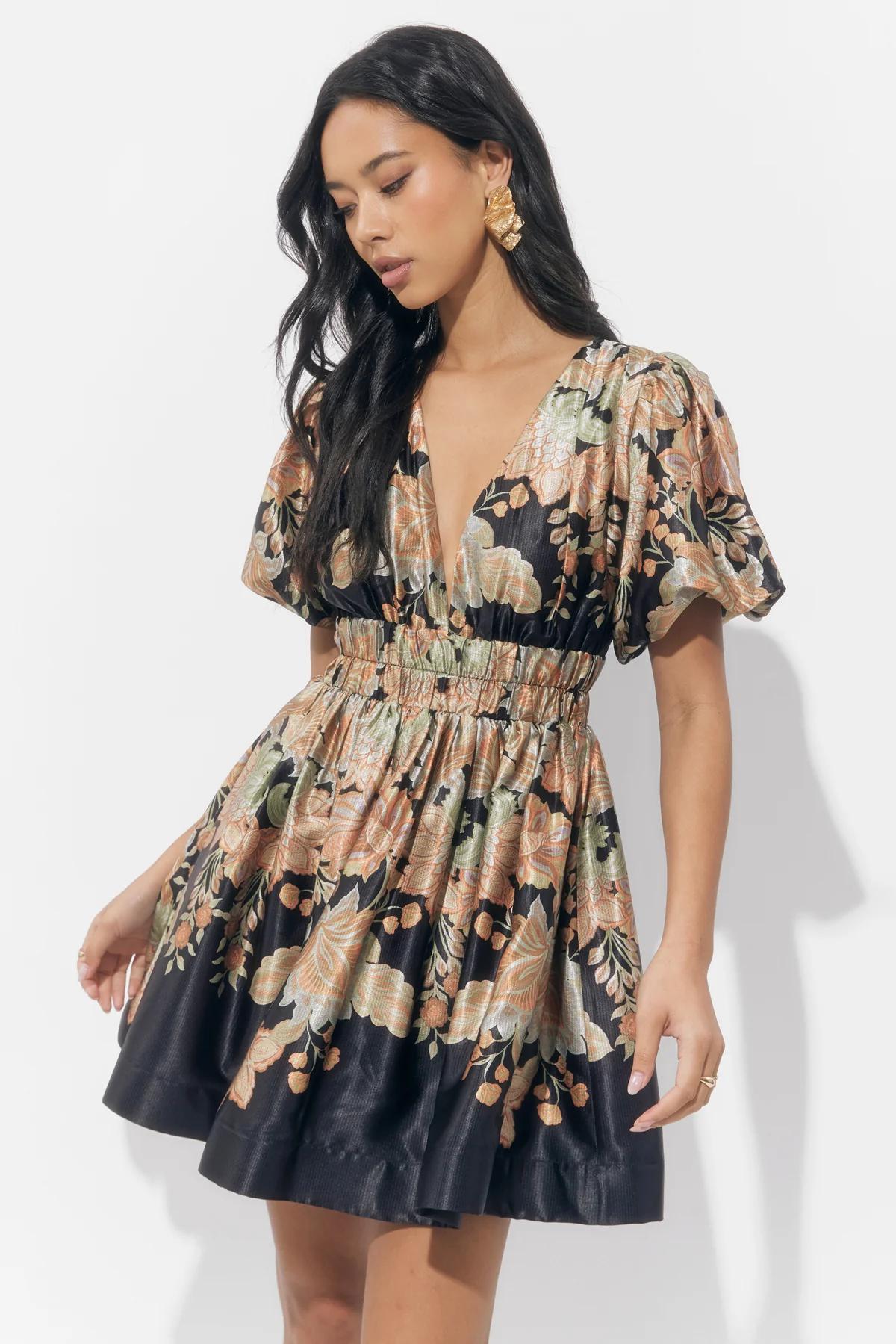 Koi Mini Flare Dress