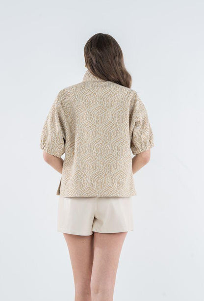 Emily McCarthy Poppy Top- Mosaic
