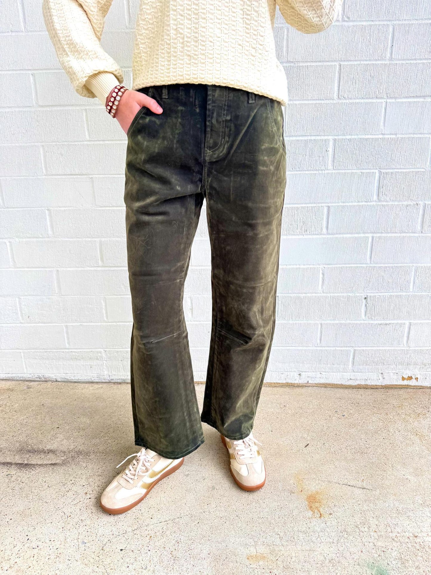 Dear John Lasso Denim- Olive