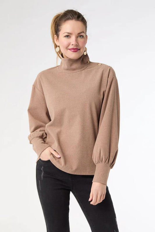 Button Detail Top- Mushroom