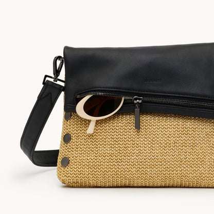 Hammitt VIP Med- Noir Raffia