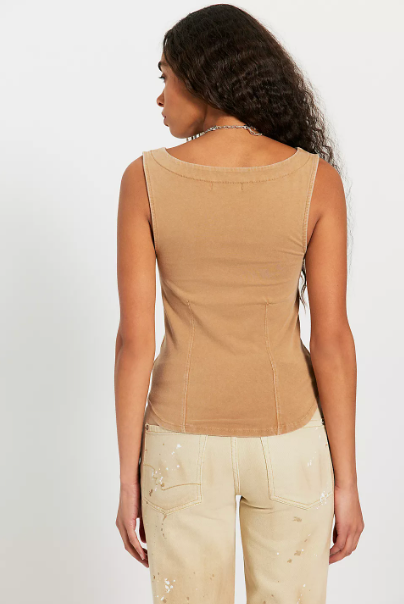 Free People Iconic Tank- Tannin