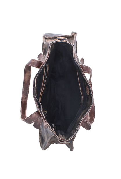 Bed Stu Redrock Purse- Black Teak Hand Wash