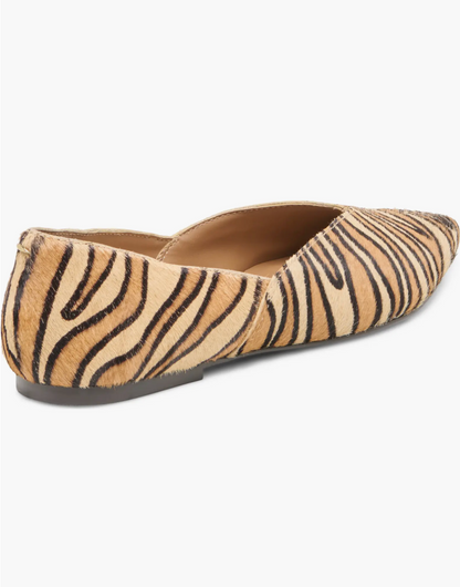 Gema Tiger Calf Hair Flat