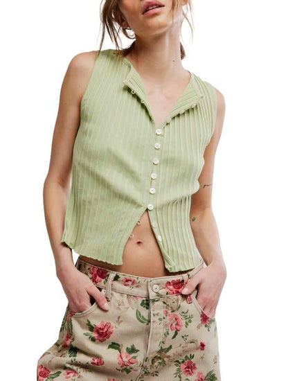 Free People Tilly Vest- Weeping Willow