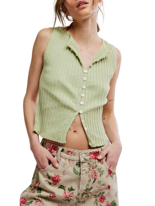 Free People Tilly Vest- Weeping Willow