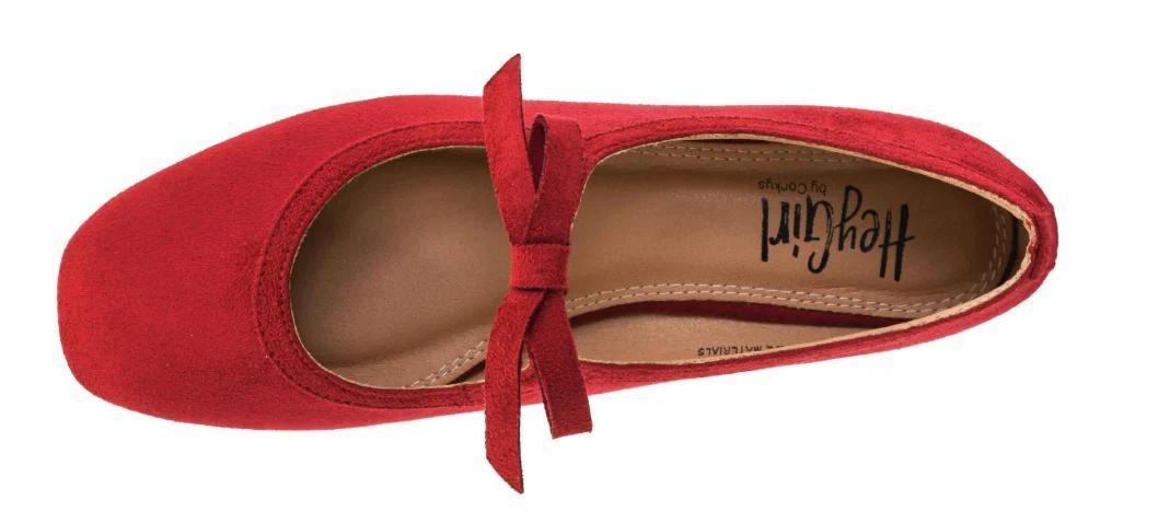 Layover Flat- Red Suede