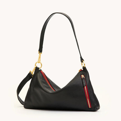 Hammitt Med Kyle Red Zip-Blk