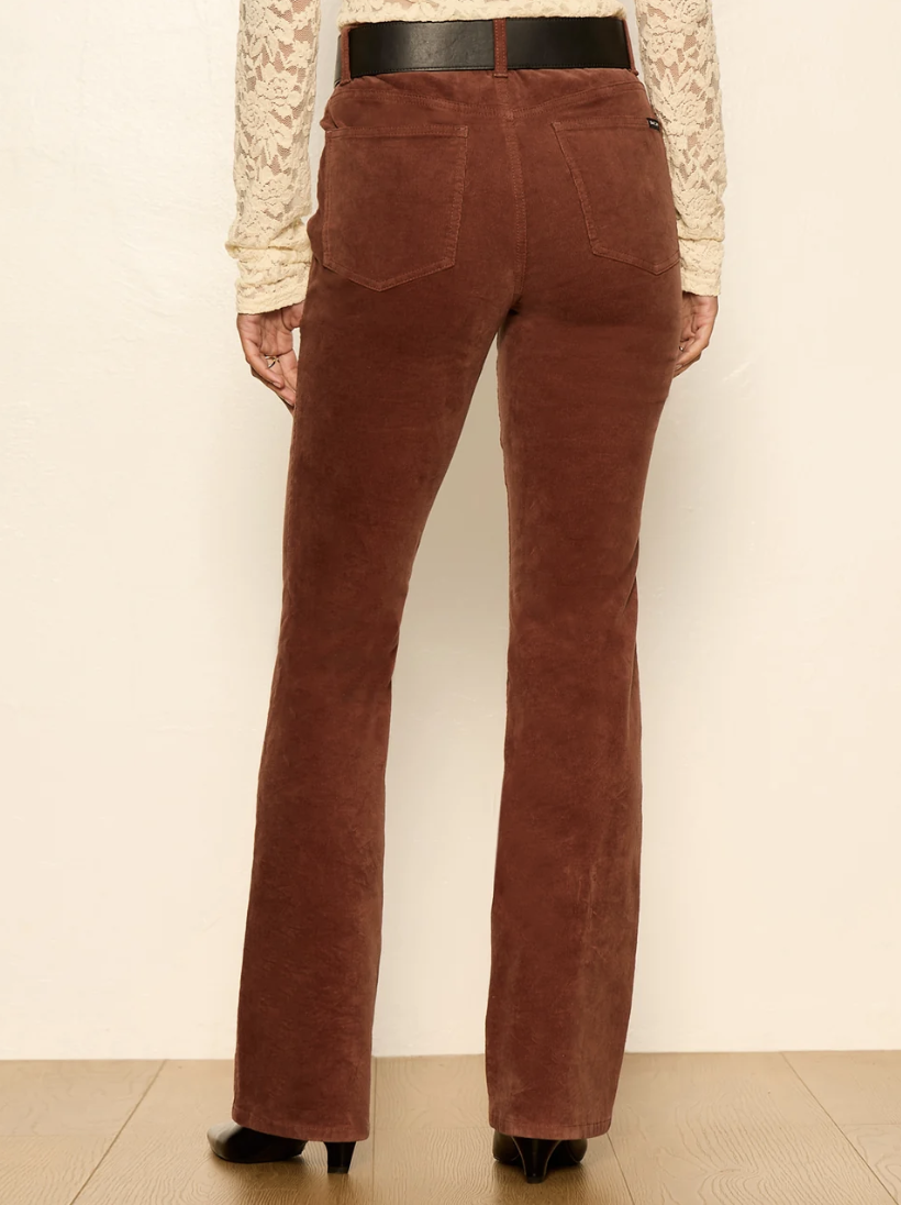 Play Date Corduroy Bootcut- Burnt Cocoa