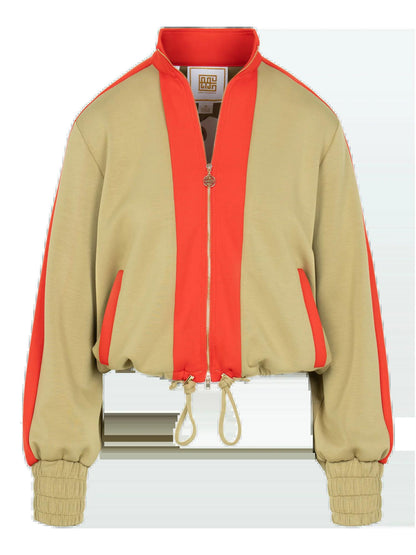 Emily McCarthy Bailey Bomber Luxe Cherry Spice