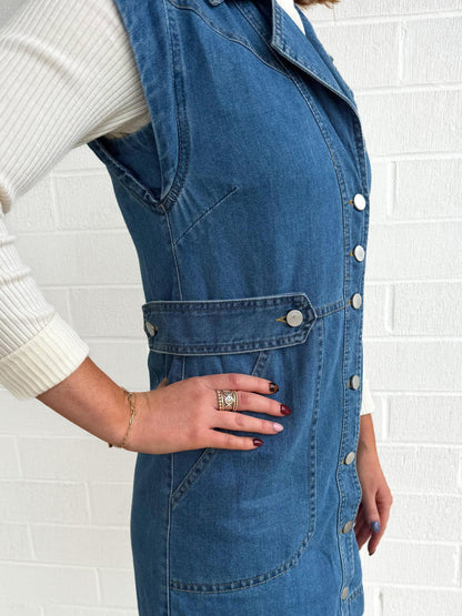 Karlie Denim Pocket Dress