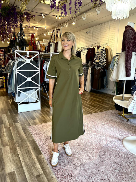 Juni Dress- Olive