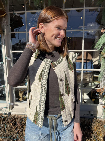 Ivy Jane Tree Print Vest