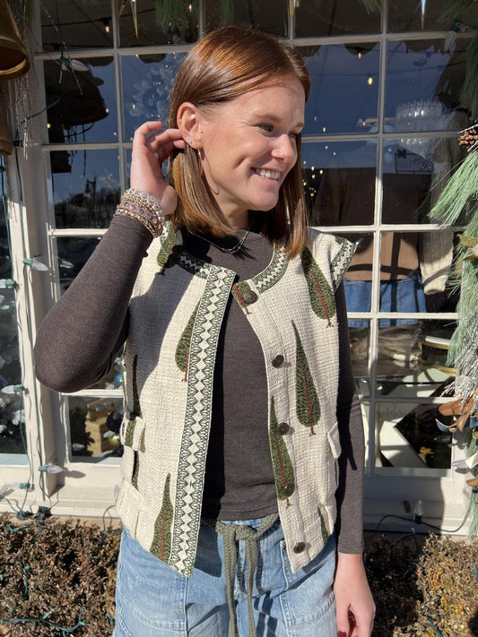 Ivy Jane Tree Print Vest