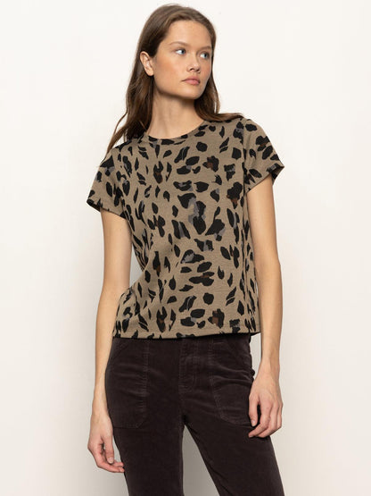Sanctuary Perfect Tee- Winter Leopard