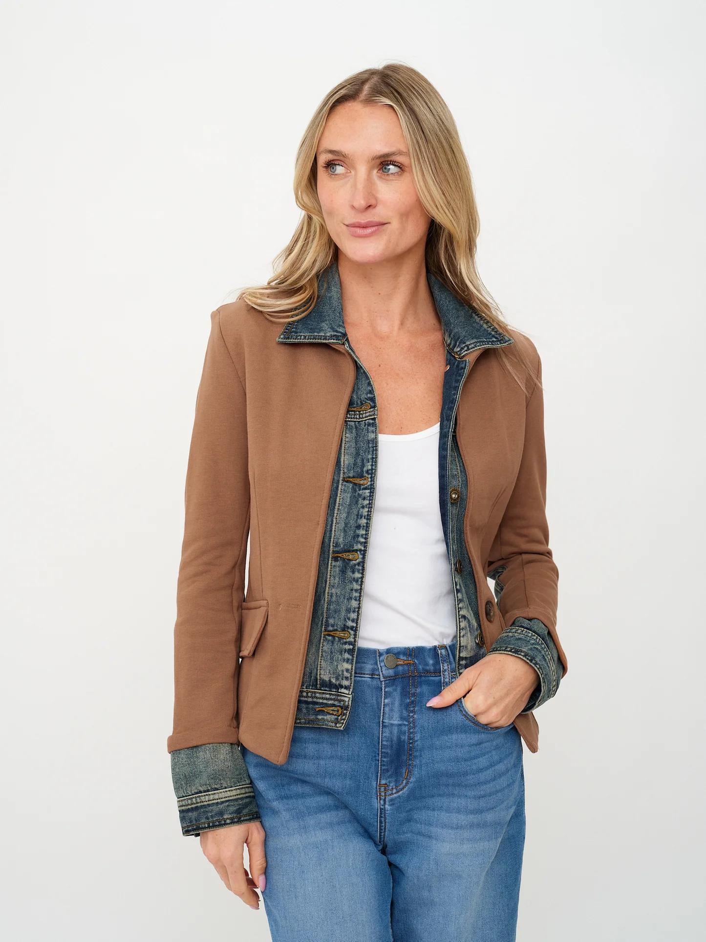 Clarissa Jacket- Tobacco