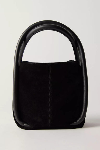 Free People Barlow Bucket Bag- Black