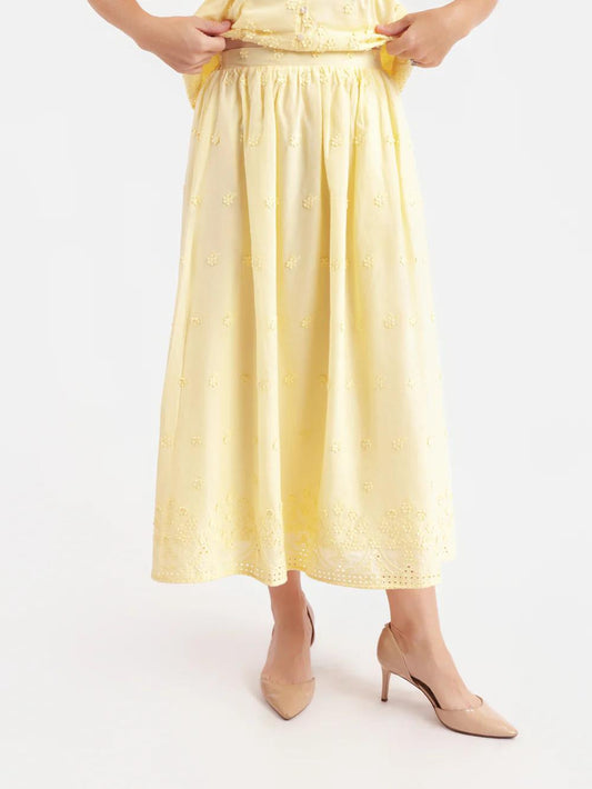 Beachglass Embroidered Skirt