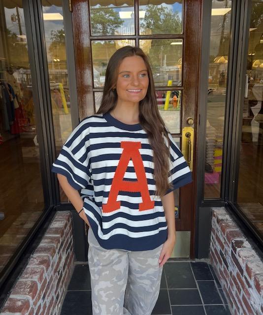 Varsity Stripe Gameday- Auburn