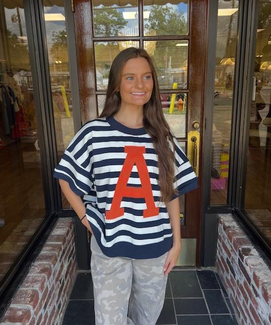 Varsity Stripe Gameday- Auburn