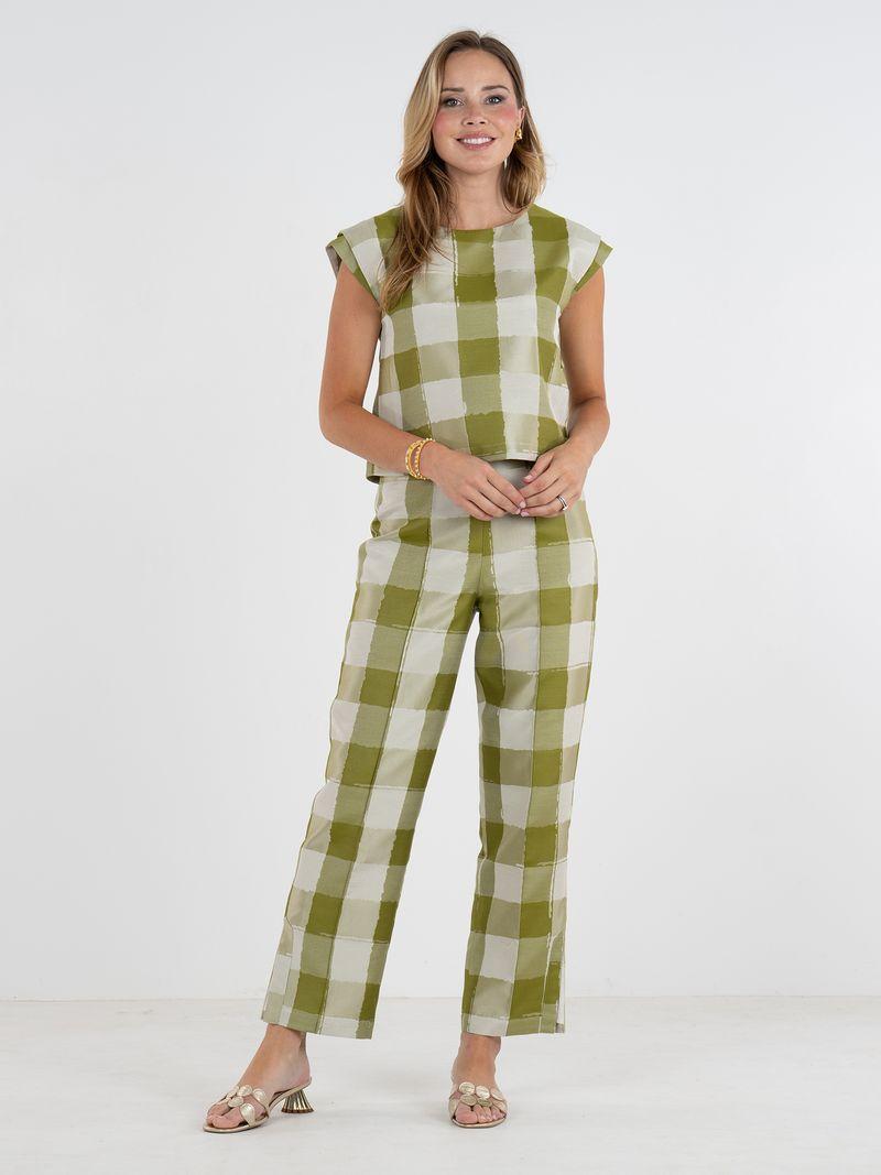 Slim Pant- Gingham