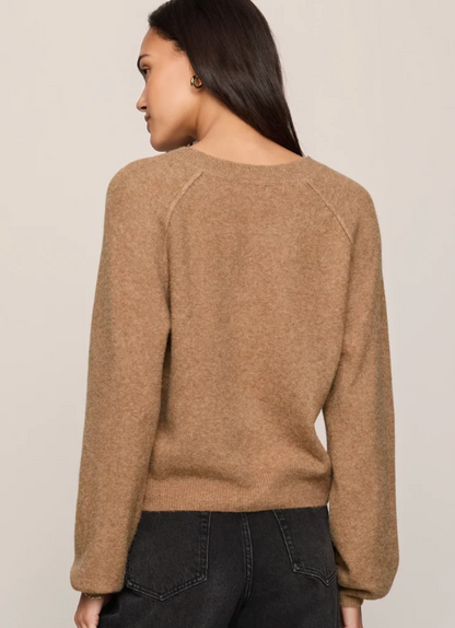 Westmont Henley Sweater-Caramel